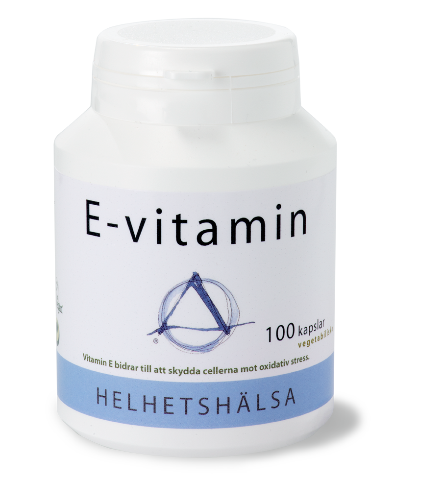 E-vitamin, 100 kapslar Helhetshälsa