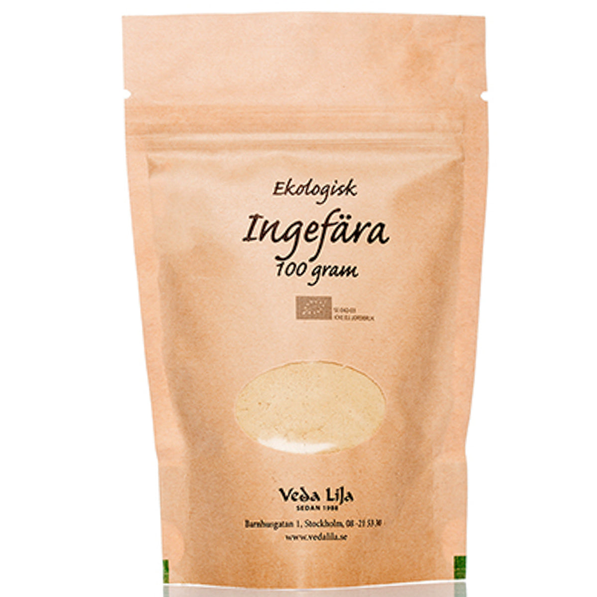 Ingefära pulver eko, 100g