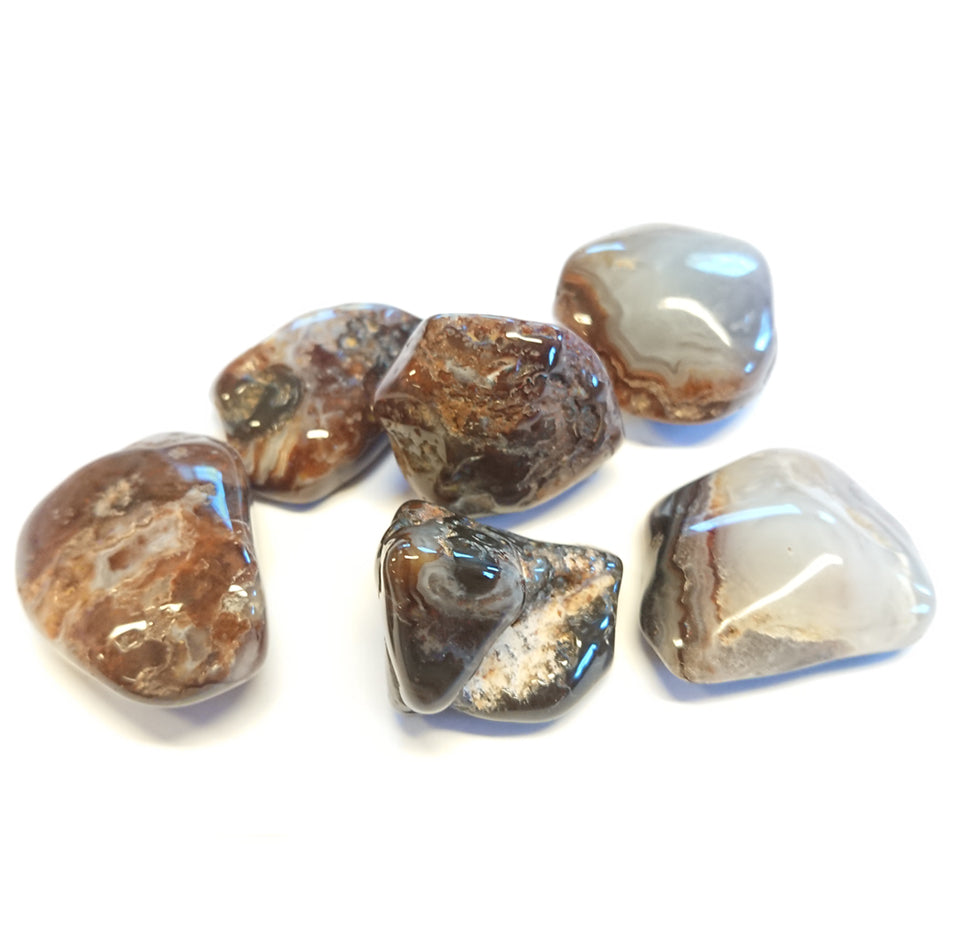 Agat, Eld trumlad ca 10-25mm