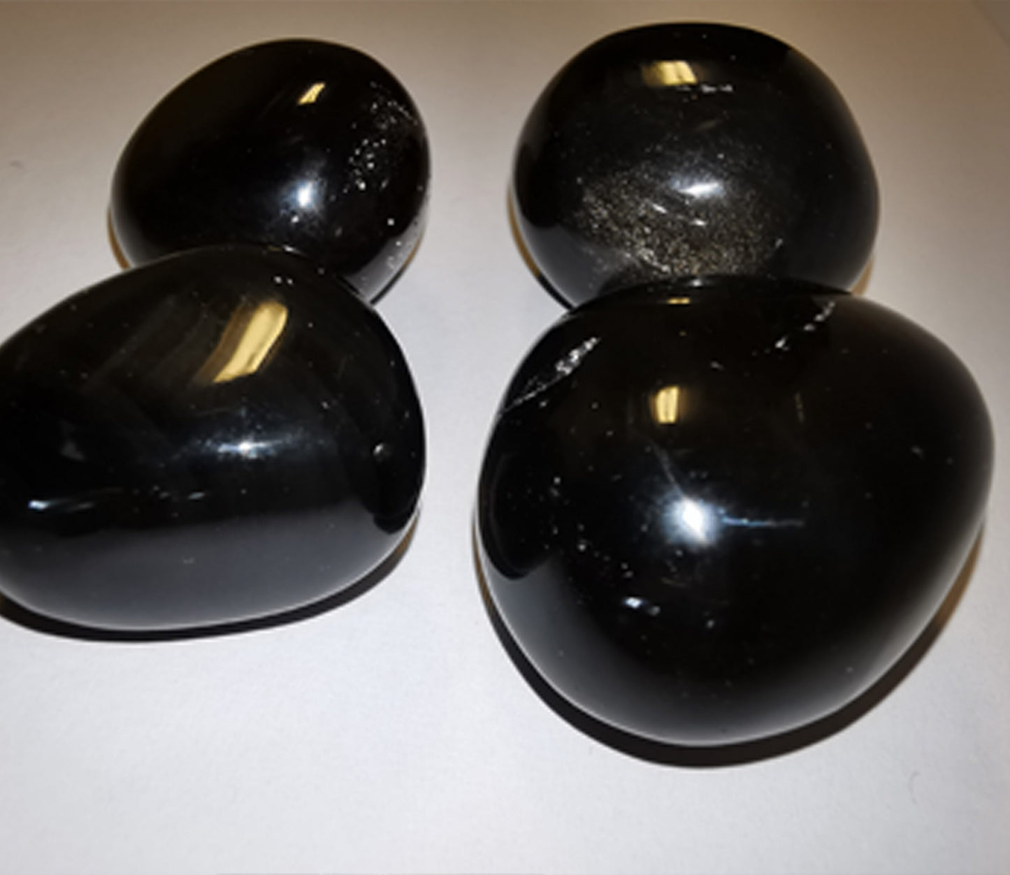 Obsidian, Svart Cuddle Stones 25-35mm AAA
