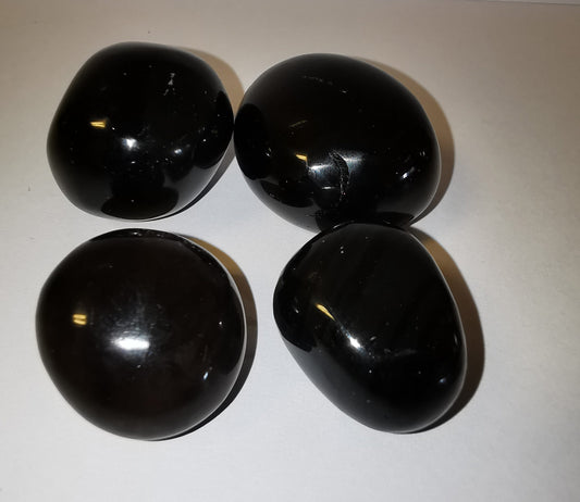 Obsidian, Svart Cuddle Stones 25-35mm AAA