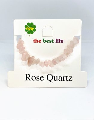 Rosenkvarts Armband Chips