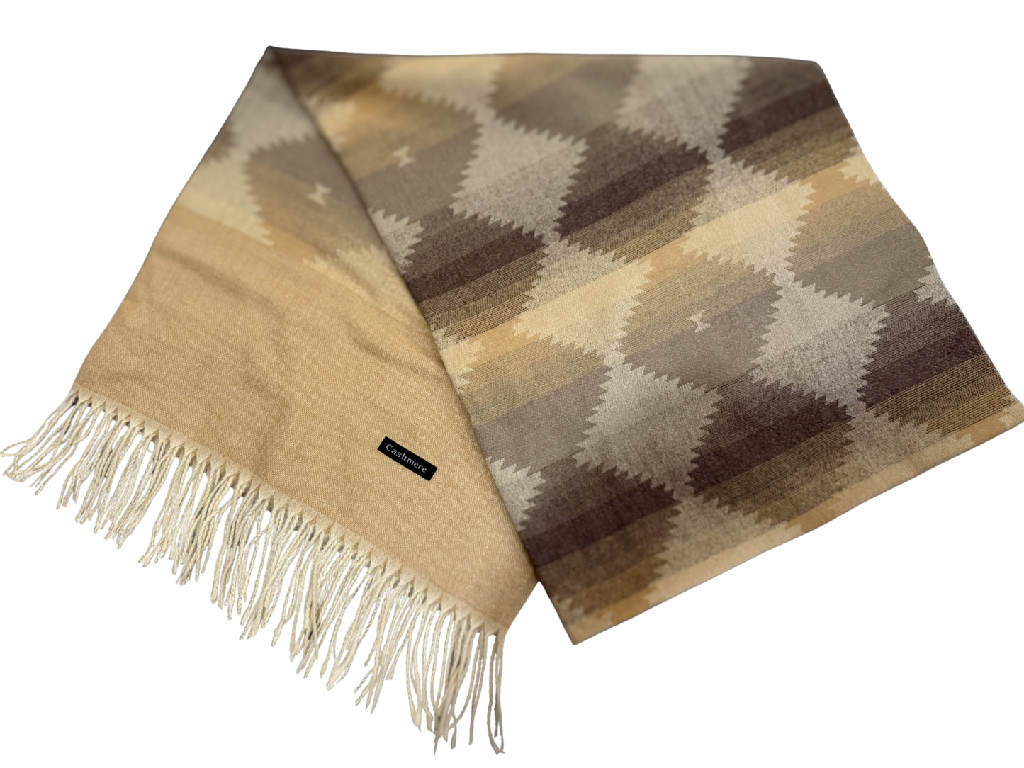 Filt från Nepal - Beige, sand, taupe och bruna toner