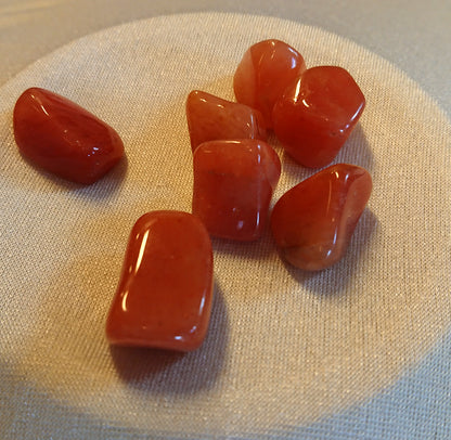 Aventurin, Orange trumlad  AA