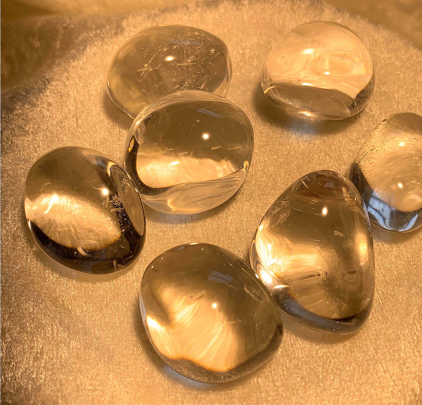 Bergkristall, trumlad ca 25-40 mm AAA EQ