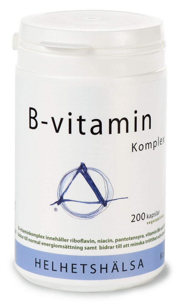 B-vitaminkomplex 200 kapslar Helhetshälsa