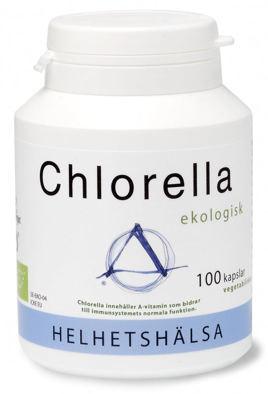 Chlorella ekologisk 100 kapslar Helhetshälsa